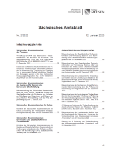Sächsisches Amtsblatt Heft 2/2023