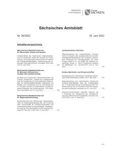 Sächsisches Amtsblatt Heft 26/2022