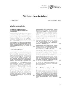 Sächsisches Amtsblatt Heft 51/2022