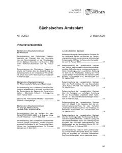 Sächsisches Amtsblatt Heft 9/2023
