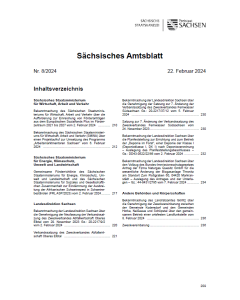 Sächsisches Amtsblatt Heft 08/2024