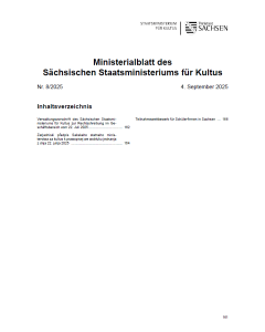 Ansicht Inhaltsverzeichnisseite