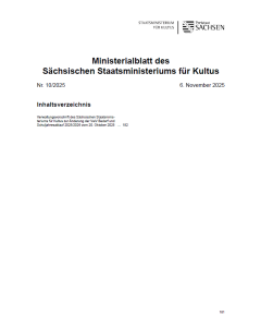 Ansicht Inhaltsverzeichnisseite