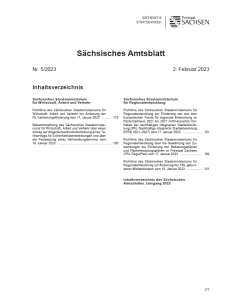 Sächsisches Amtsblatt Heft 5/2023