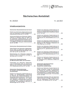 Sächsisches Amtsblatt Heft 28/2023
