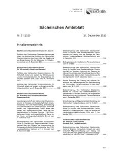 Sächsisches Amtsblatt Heft 51/2023