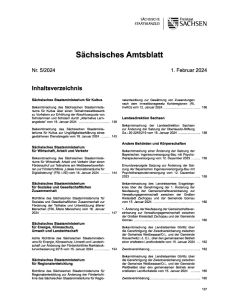 Sächsisches Amtsblatt Heft 05/2024