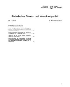 Sächsisches Gesetz- und Verordnungsblatt (Abonnement)