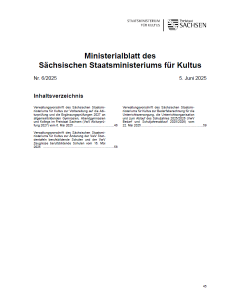 Ansicht Inhaltsverzeichnisseite
