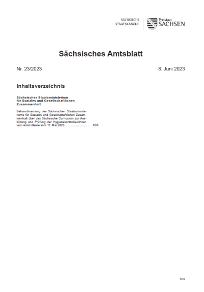 Sächsisches Amtsblatt Heft 23/2023