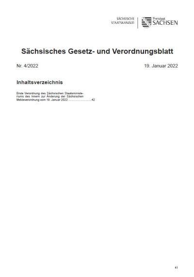 Sächsisches Gesetz- und Verordnungsblatt Heft 04/2022
